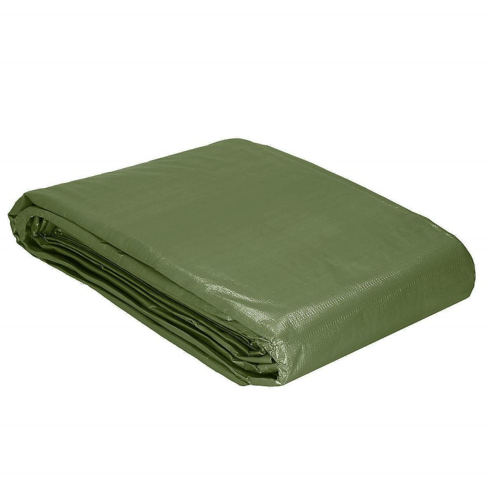 Bâche 4 × 6m feuille de protection verte épaisse 120g/m2