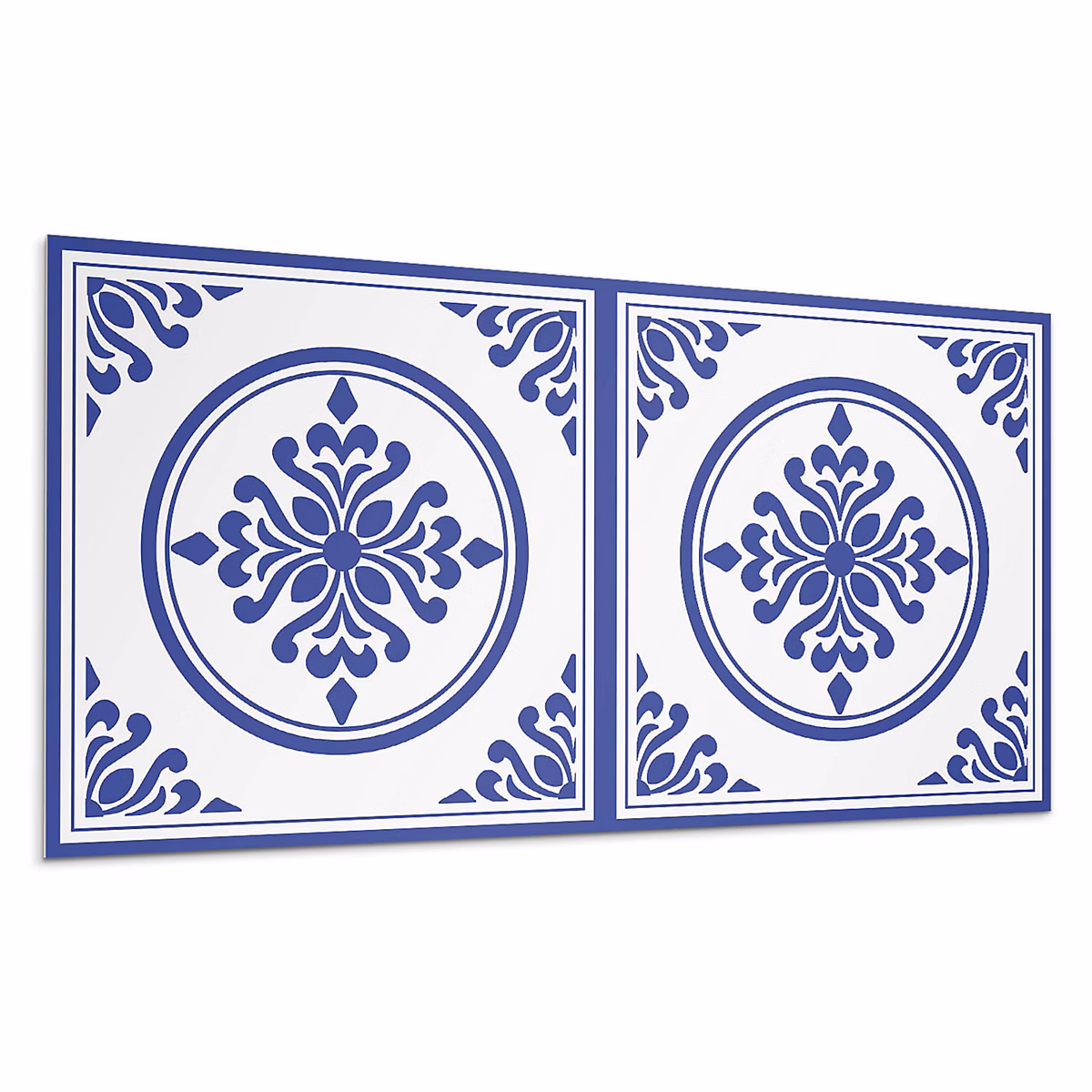 Carreaux De Vinyle Wallfluent 40 × 20 cm Motif Décoratif À Motifs Végétaux 10 pièces