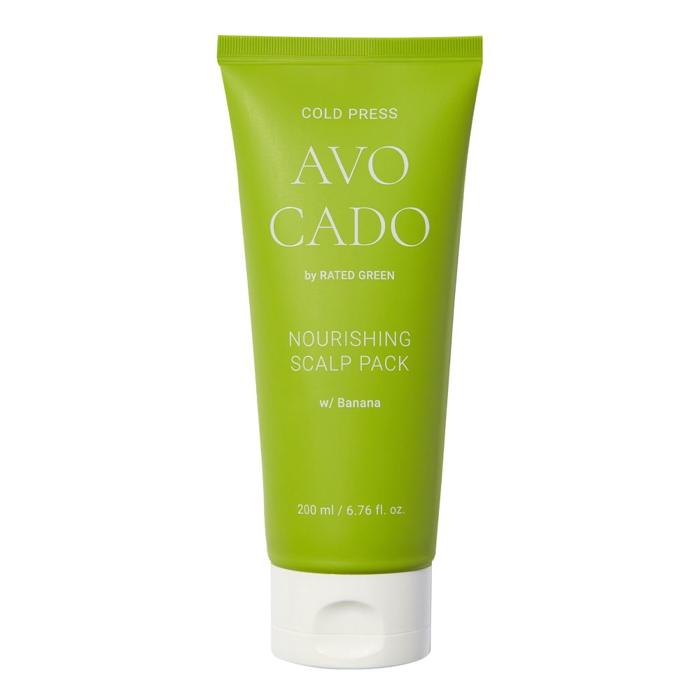 Rated Green Pack nourrissant pour le cuir chevelu à l’avocat pressé à froid 50/200 ml