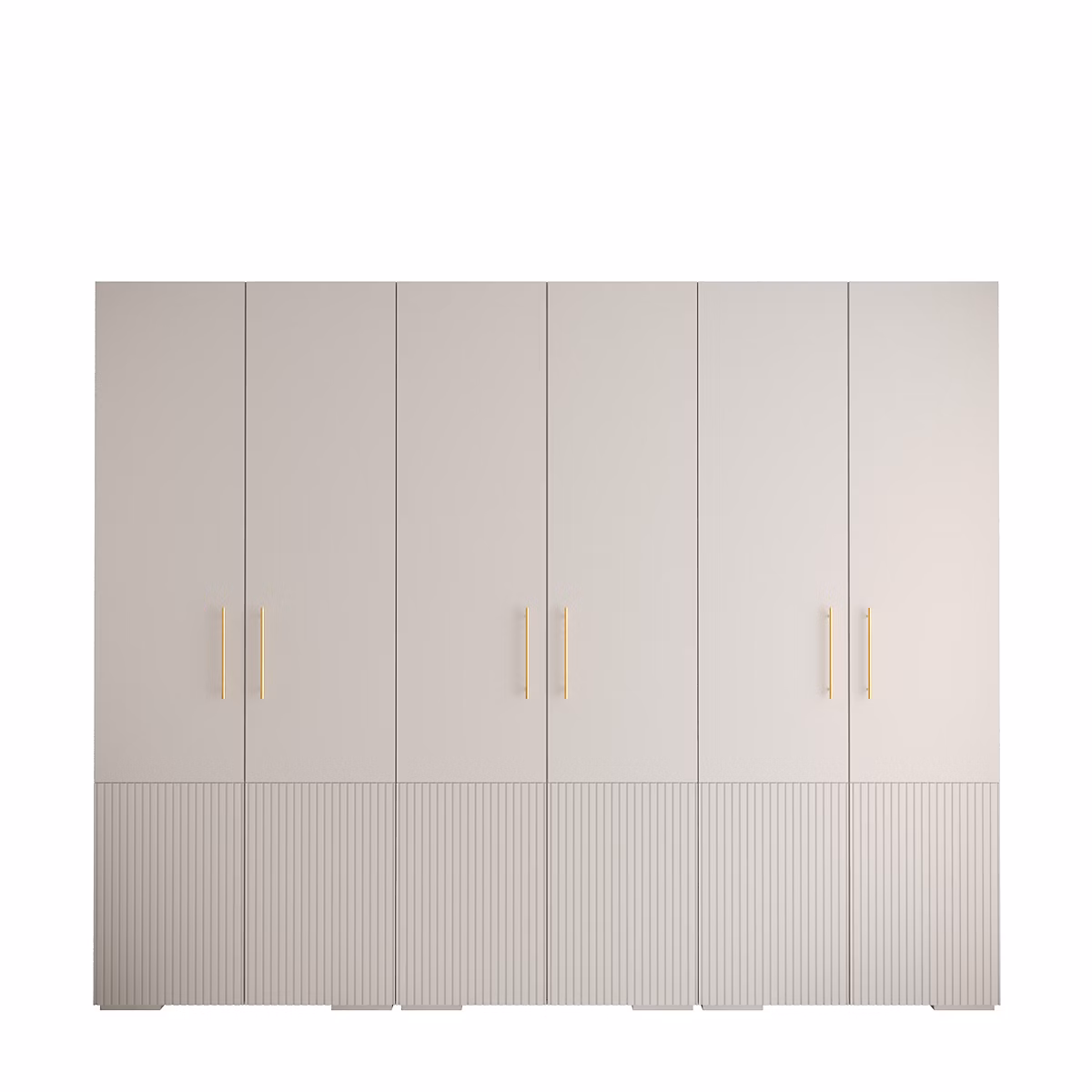 Armoire Manhattan Ryfel 3 a portes battantes H. 236 | 7 x L. 300 x P. 47 – 6 portes
