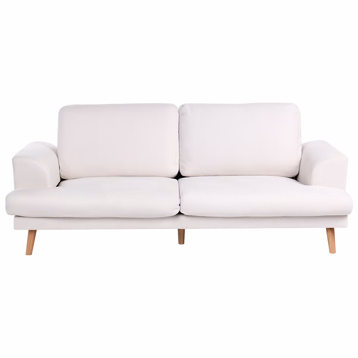 Canapé 3 places KILDAL Tissu Beige clair | Canapé