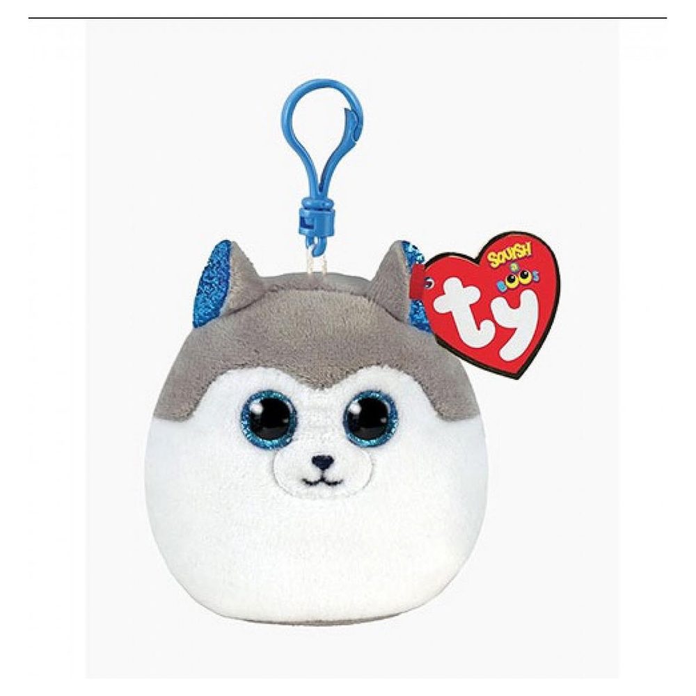 Ty 39562 squish a boos clip slush le chien