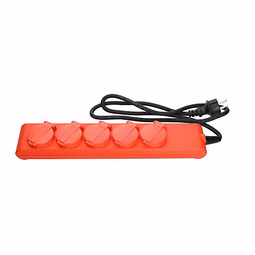 Bloc multiprises étanche 5 × 2P+T – HANGER, 200008