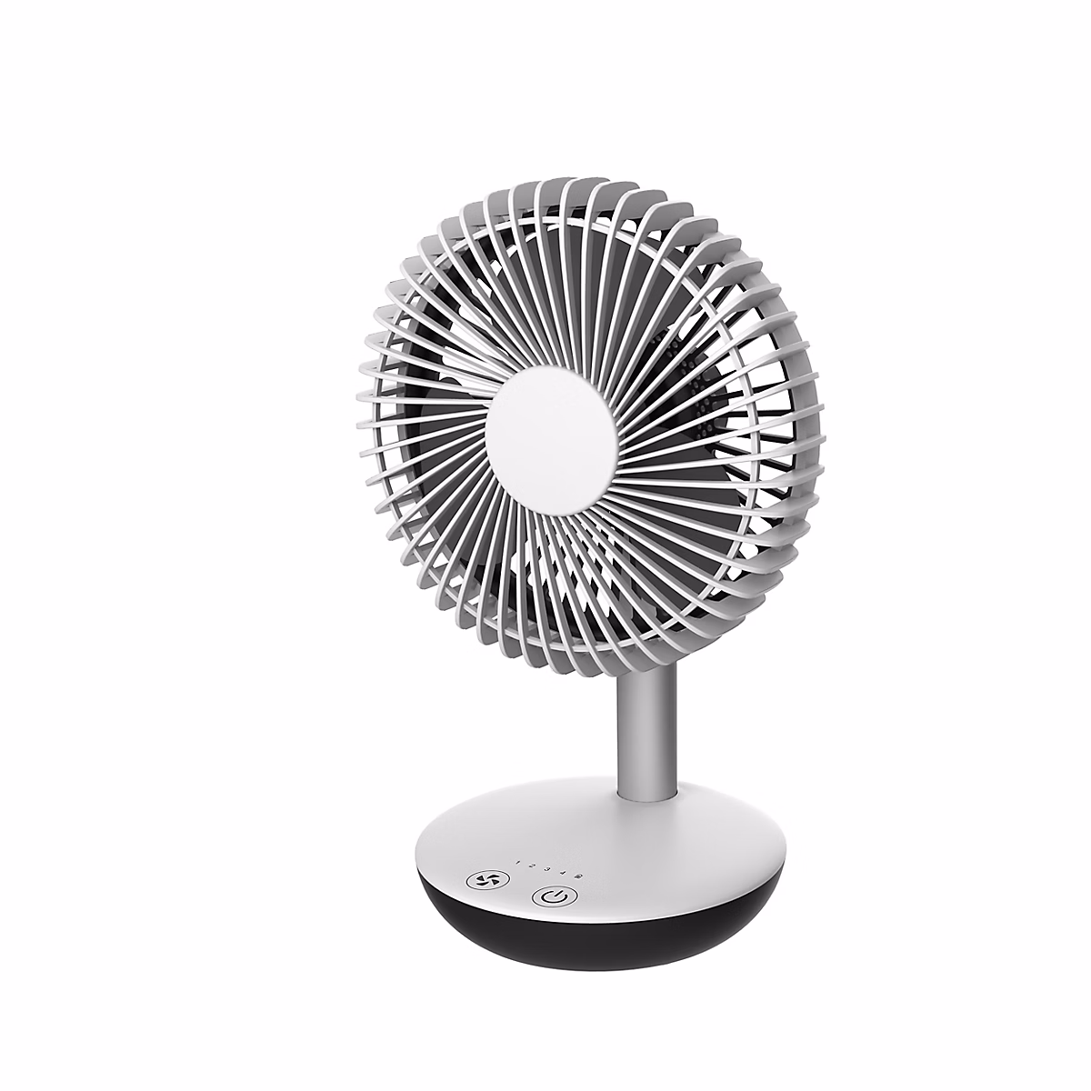 Mini ventilateur de table ø15 cm blanc | Ventilateur
