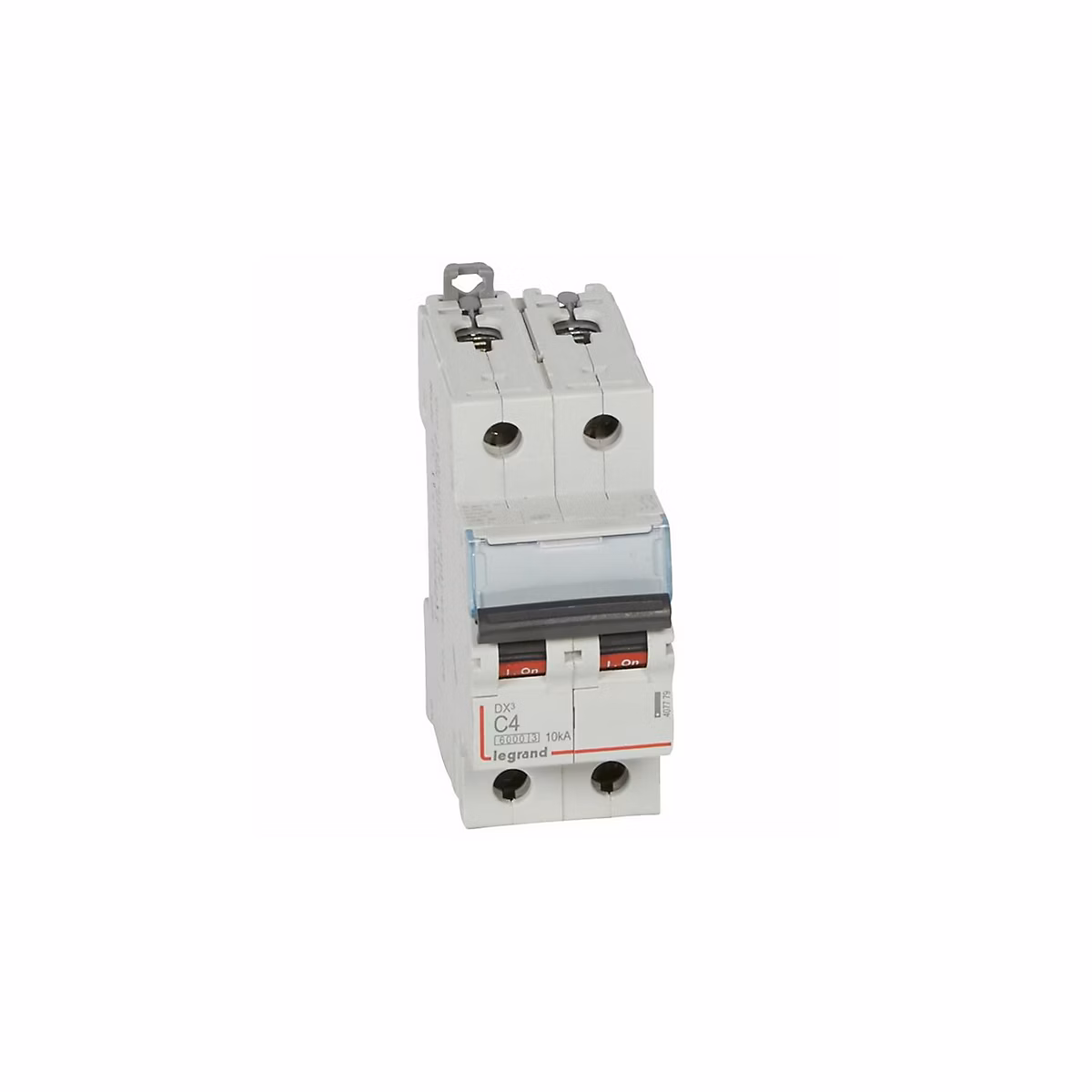 407779 Disjoncteur Bipolaire 4a – 2p Courbe C, 6/10ka, à Vis, Legrand Dx3