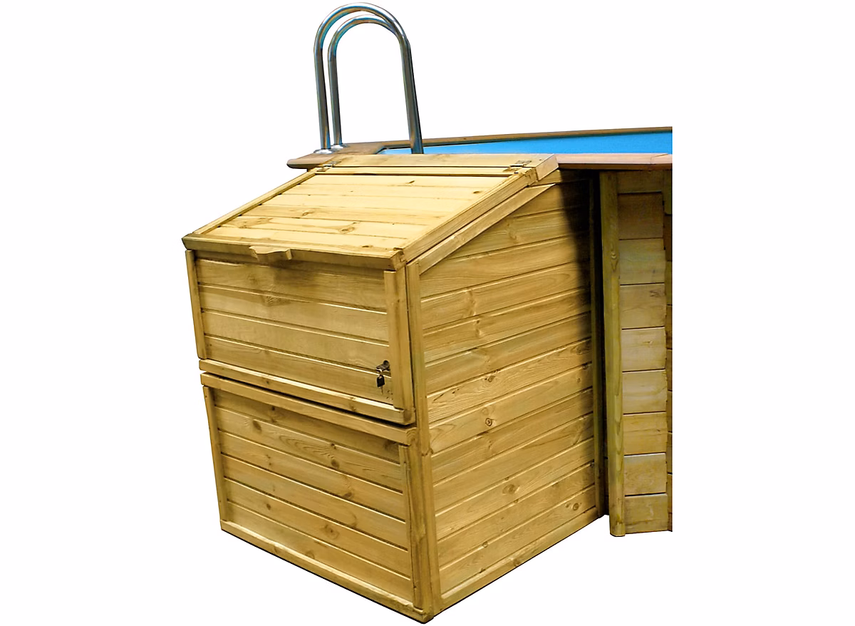Coffre de filtration piscine hauteur 1 – 43 m, Gré