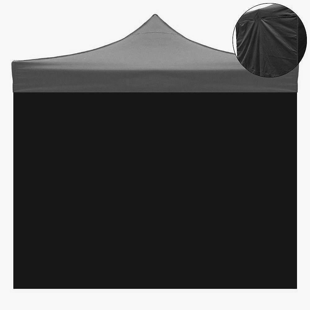 Bâche Latérale Noire Imperméable De Rechange 3 × 2M Pour Tonnelle Pliante