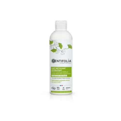 Jardin & loisirs:Lait nettoyant hydratant famille bio Centifolia - 200 ml