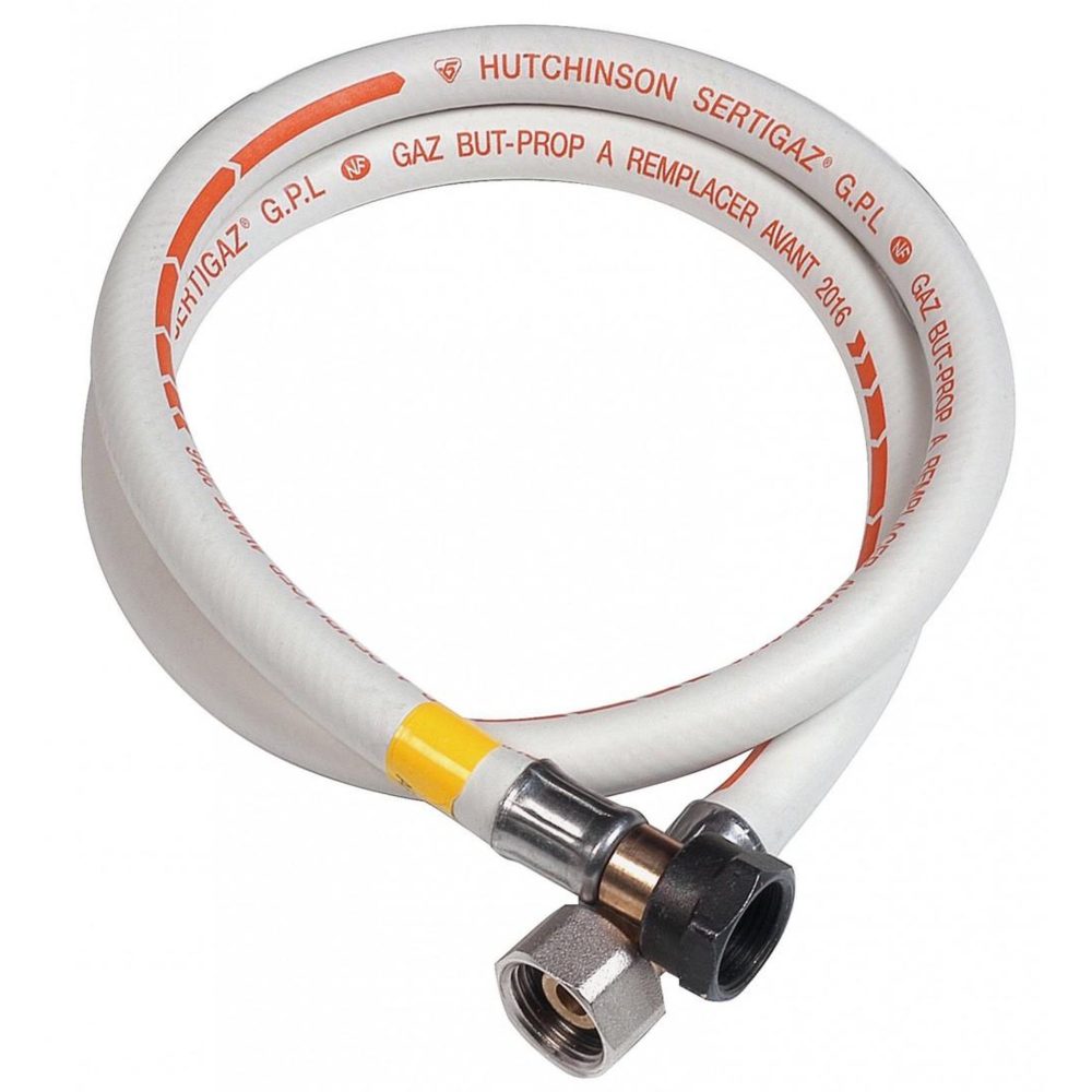CENTRALE BRICO Tuyau caoutchouc gaz bp, garantie 10 ans, H.200 cm GAZINOX