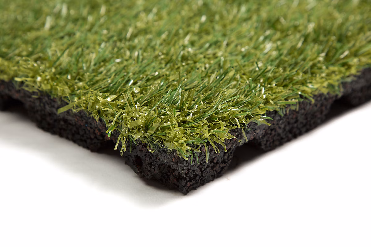 Dalle gazon en caoutchouc recyclé 50 × 50 × 2.5 cm Creagreen