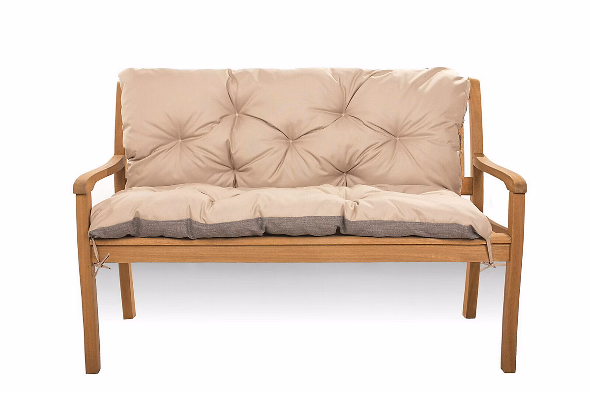 Coussin pour banc de jardin 140 × 60 × 50cm coussin de banc de jardin Beige coussin de balançoire coussin de banc extérieur