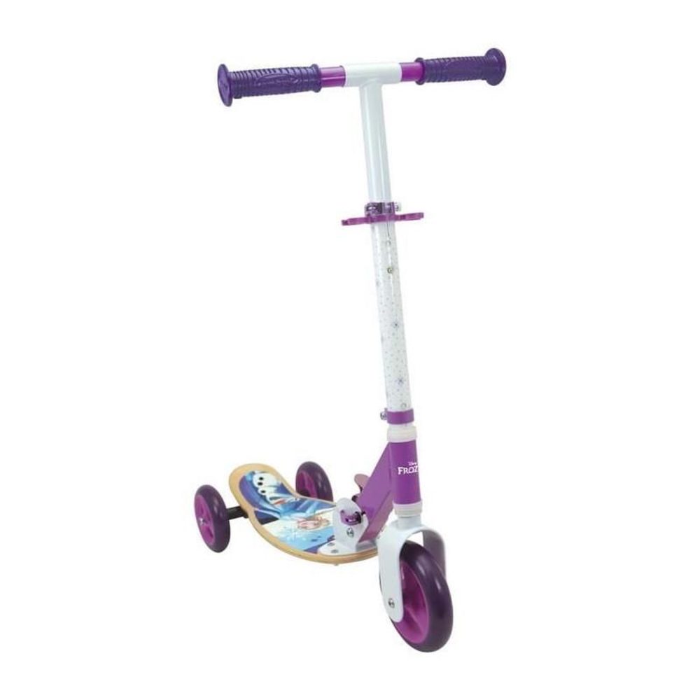 SMOBY Patinette - SMOBY - FROZEN - 3 roues silencieuses - Guidon réglable - Bois et métal