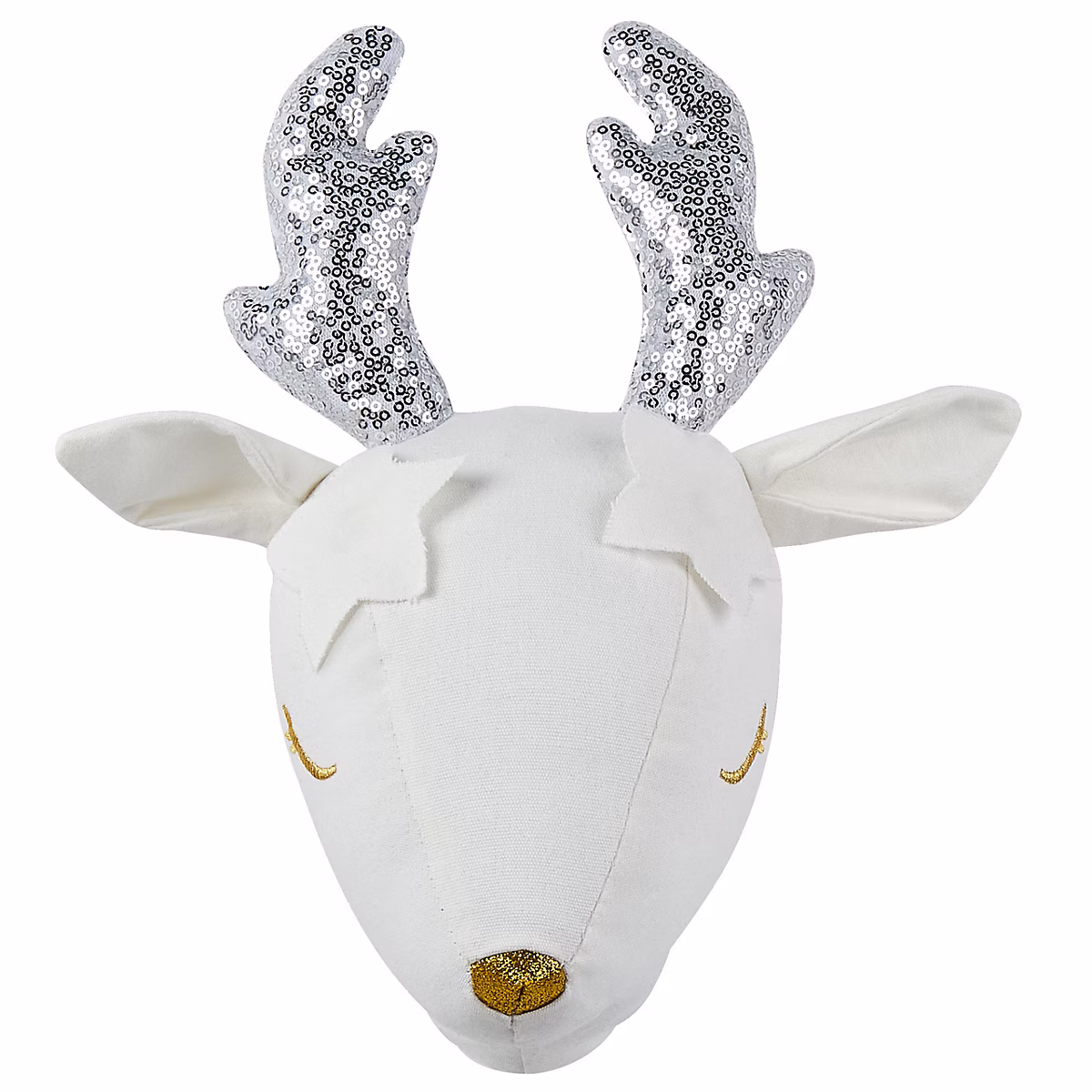 Décoration murale pour enfants Chevreuil SUZY 29 cm Coton Blanc – Réf. BULVNXFAI9807558681