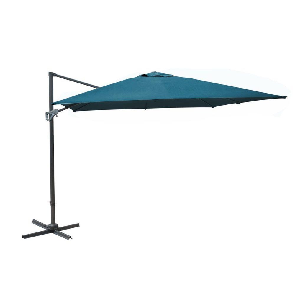 Proloisirs Parasol Deporte 3X4/8 Nh20 Inclinable Manivelle - Bleu