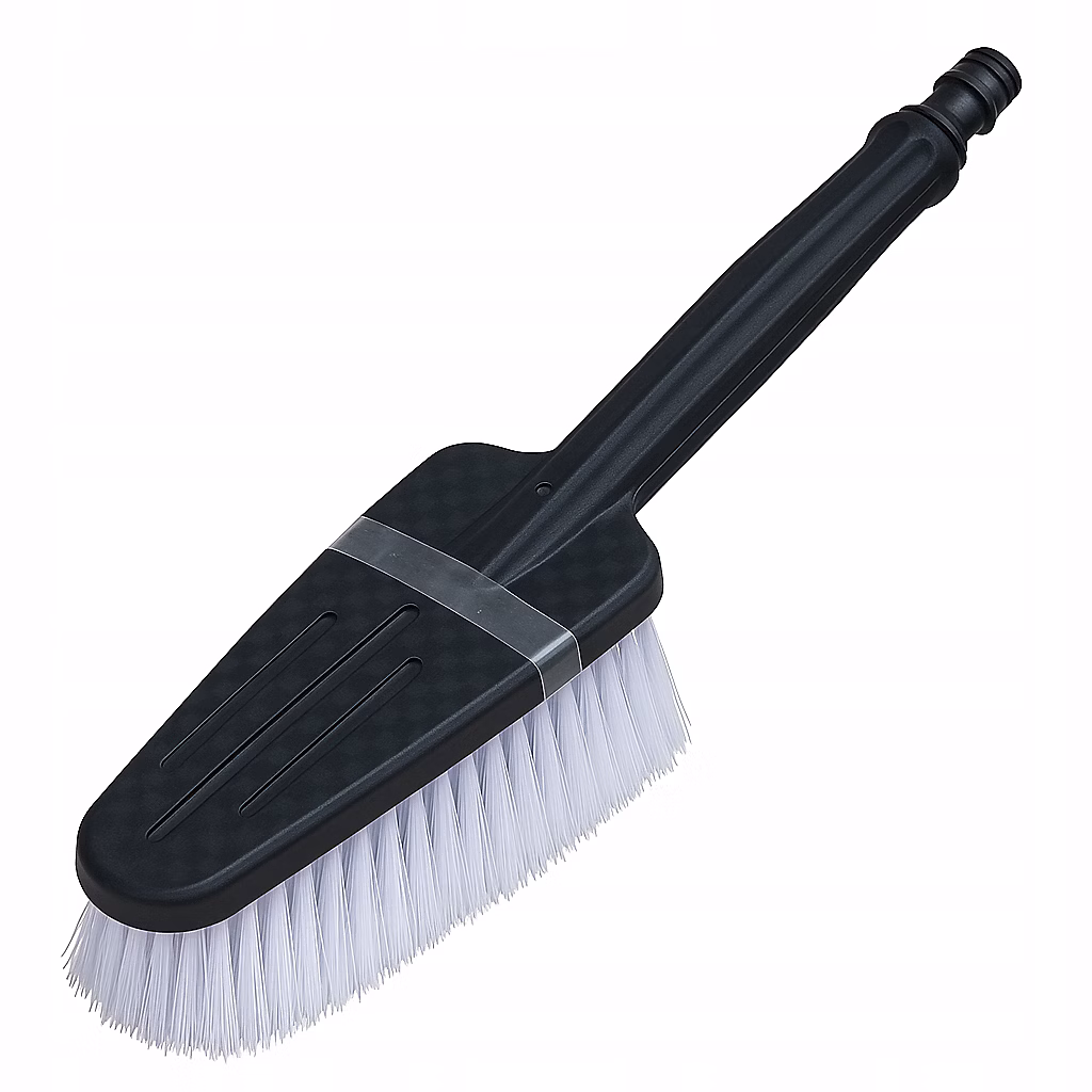 Brosse de Lavage Voiture avec Raccord Tuyau – Poils Souples, Ergonomique, Pour Auto Moto Vélo, Résistante