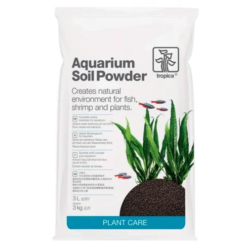 Bien pensé jardin：Substrat d'aquarium en poudre, ultra-fertile, TROPICA - 3L / 3kg