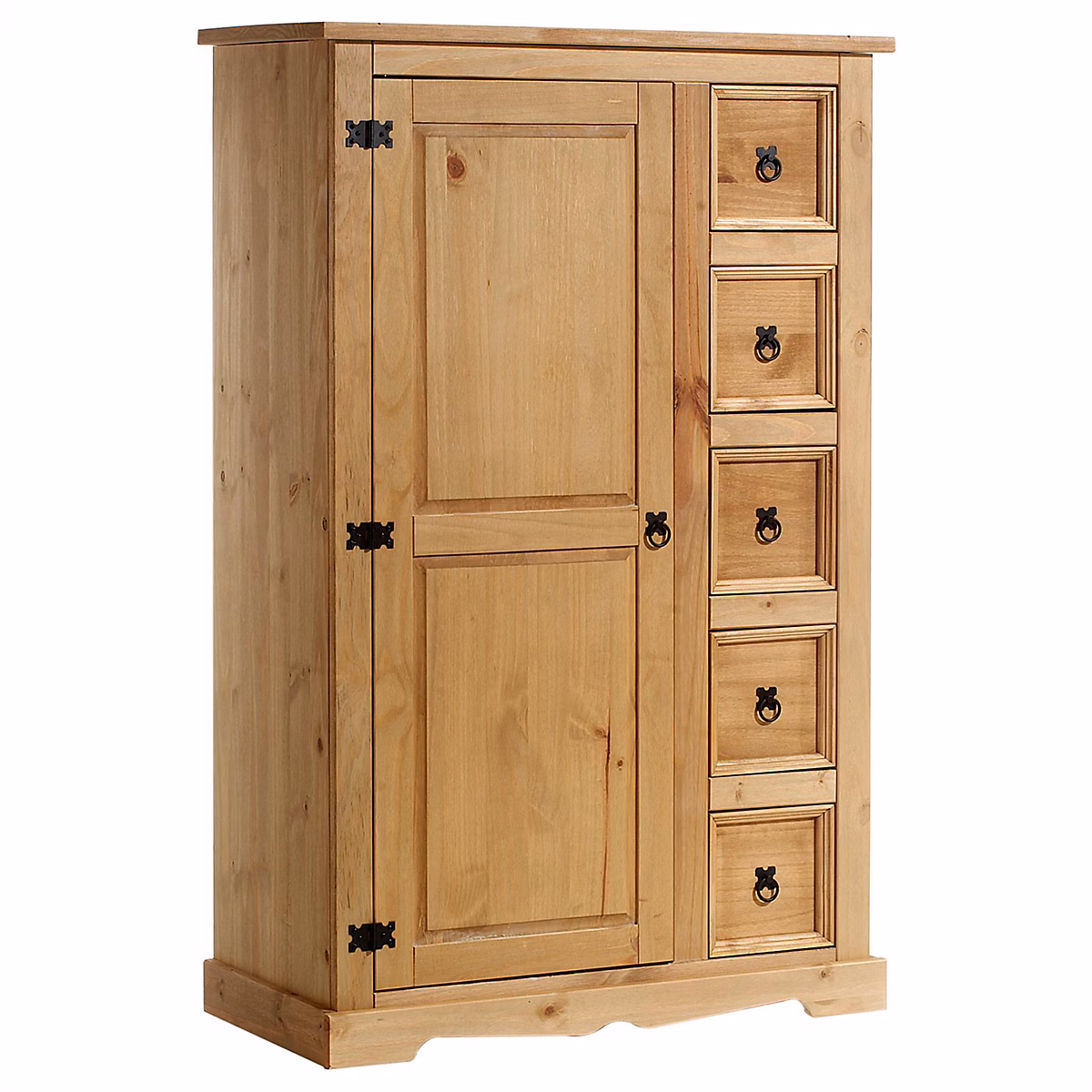 Buffet apothicaire TEQUILA L 95 cm bois massif – Coloris naturel
