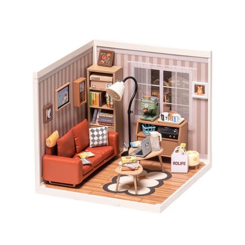 ROBOTIME Maquette Super Creator DIY Cozy Living Lounge