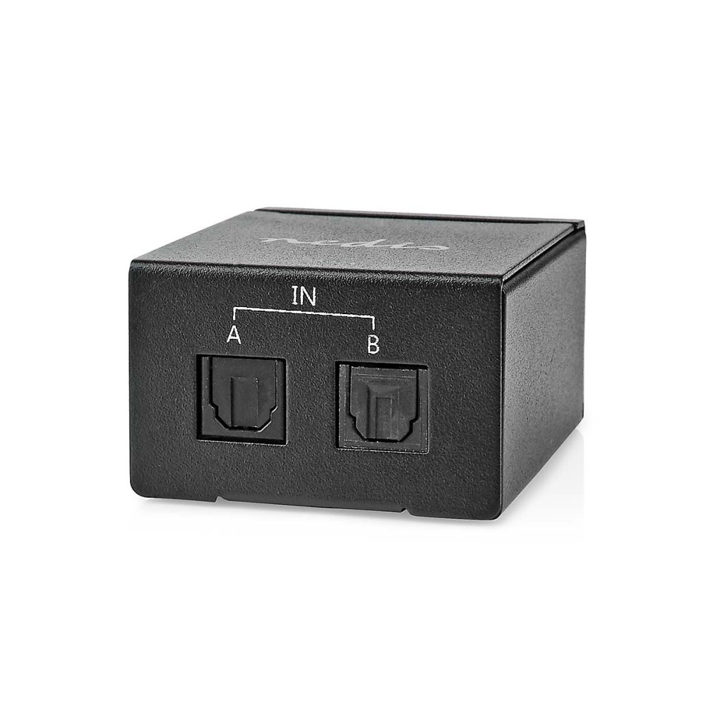 Commutateur audio Toslink 2 Ports NEDIS – Réf. RZGGNYNSE4522464778