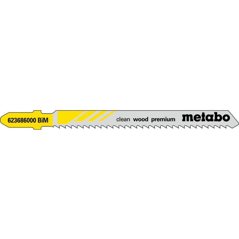 METABO SAS 5 Lames scie sauteuse 74/2,5 mm BiM pour scie sauteuse