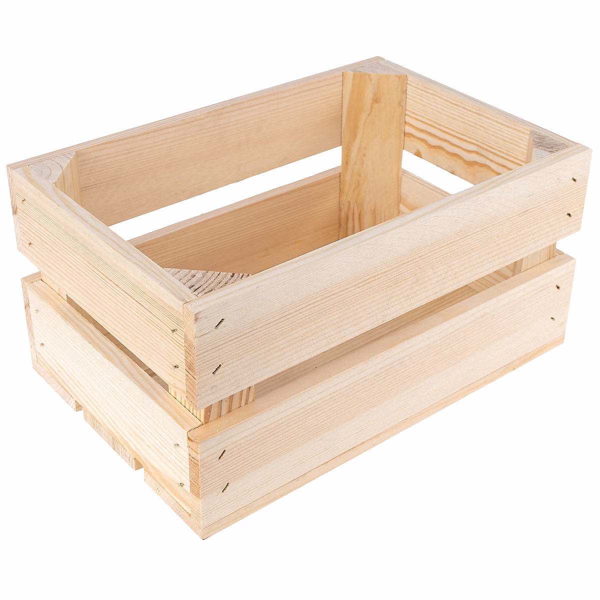 Creative Deco Caisse en Bois Naturel 30 × 20 × 15 cm – Caisse Rangement Bois Vintage, Cagette Bois Deco, Boite Decoration