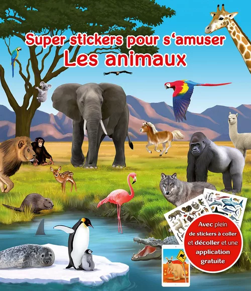 Adapté à l’extérieur:Livre "Les animaux" Artemis