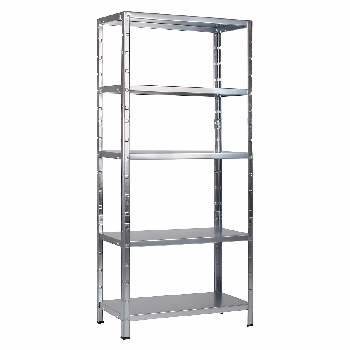 Rangement garage et cave – Étagère de garage en acier galvanisé H.200 x L.80 x P.50 cm Schulte Regalwelt Powermax