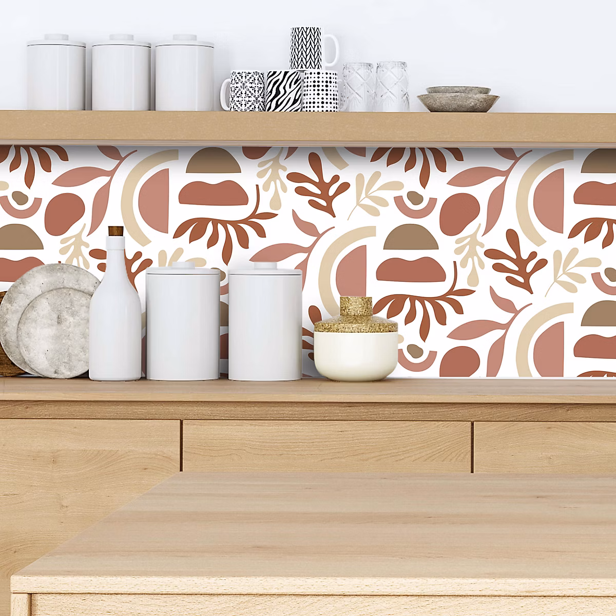 Crédence adhésive décoration boho chic 50 × 200cm