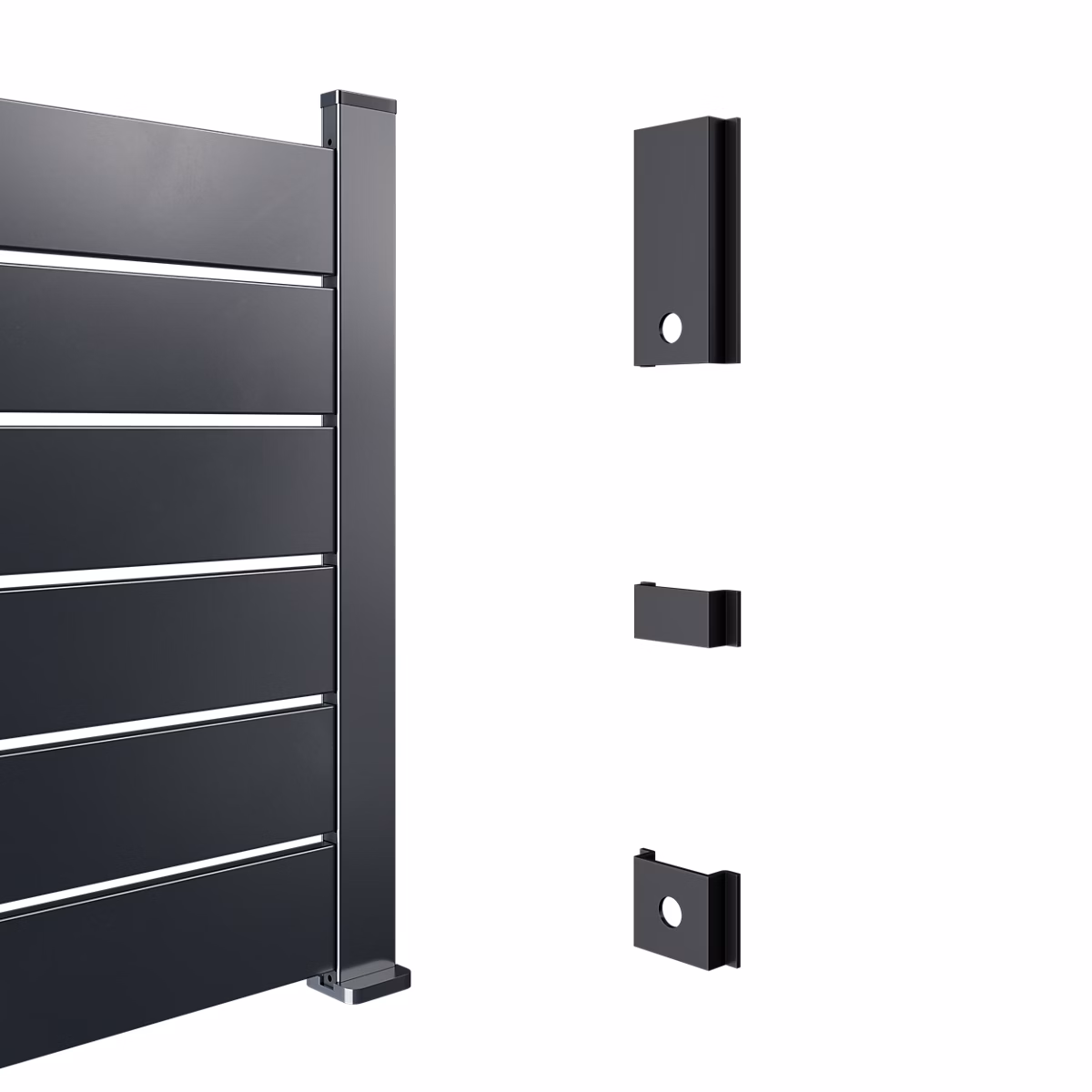 Kit 36 entretoises pour 12 lames ajourées Neva Klikstrom noir – Réf. TKBZGOPZD7494010799