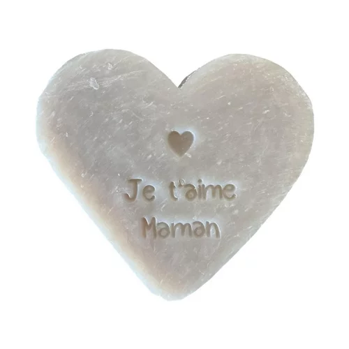 Durable au jardin:Savon cœur" Je t'aime maman"