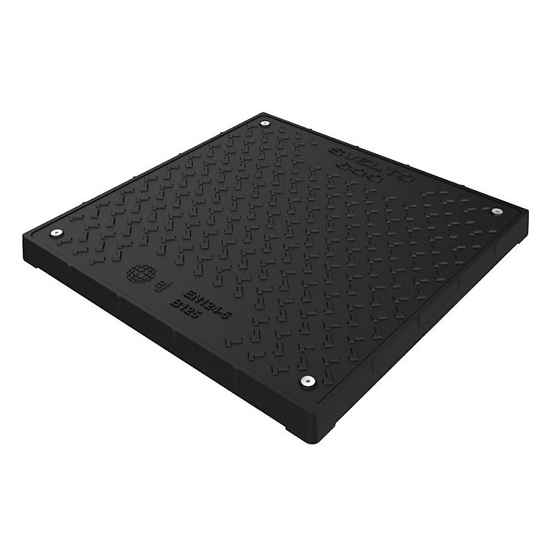 Couvercle étanche en composite B125 – Svelto Plus, 39 × 39 cm