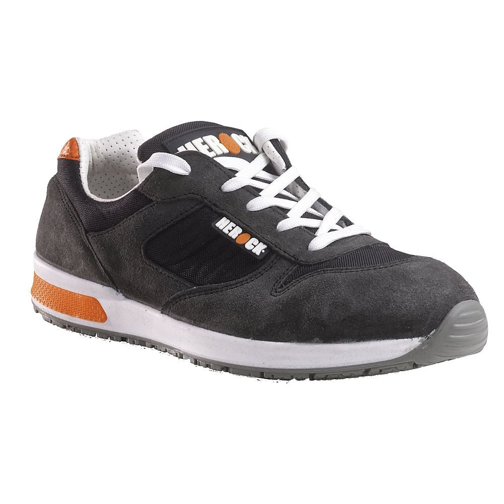 Baskets de sécurité basses S1P Gannicus Herock Gris Foncé 46 – Réf. MCWKUARFF6618570192