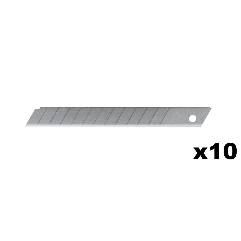Stanley 10 lames de cutter sécables 9mm