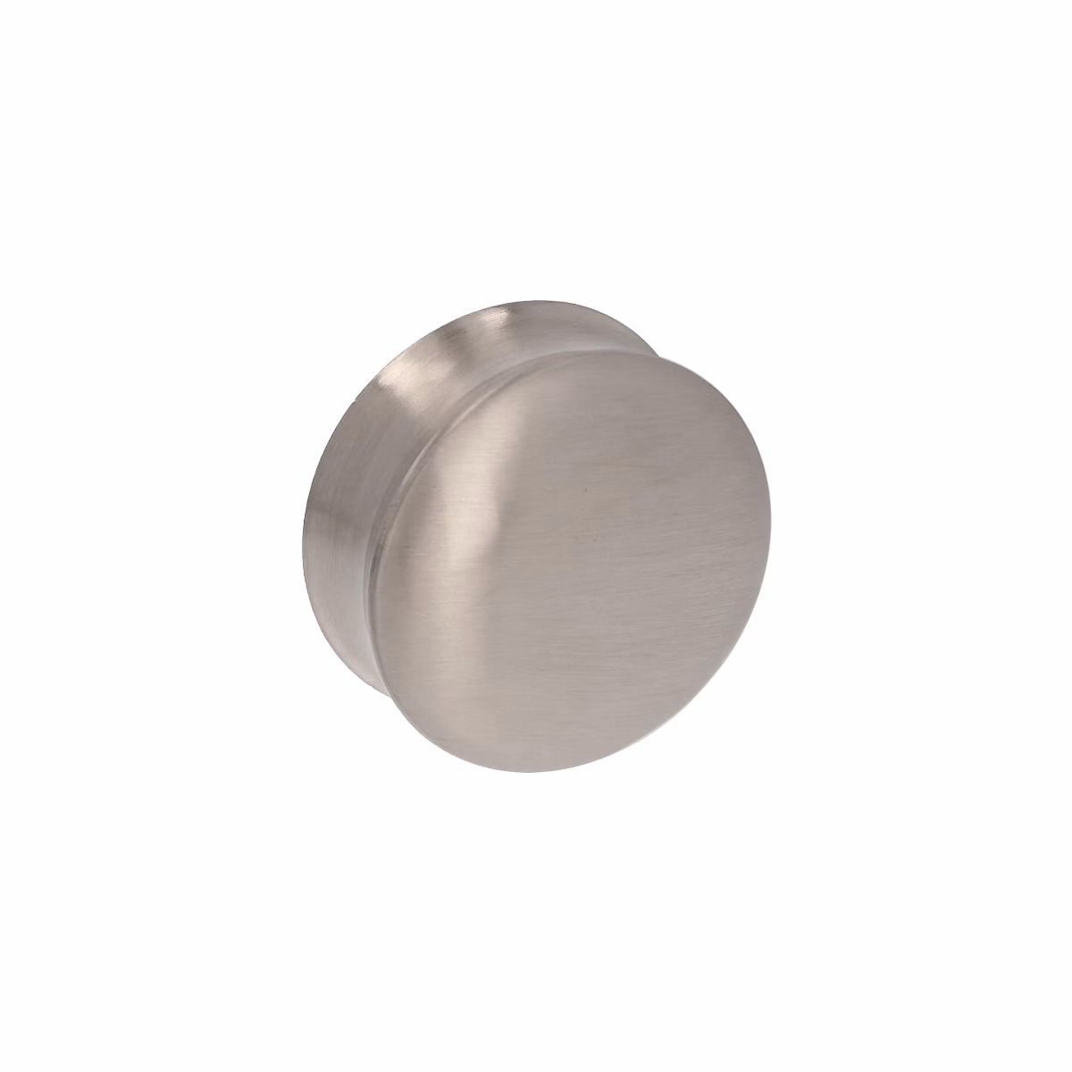 Poignée et bouton – Bouton pour meuble Diamètre 50 en zamac Nichel satiné