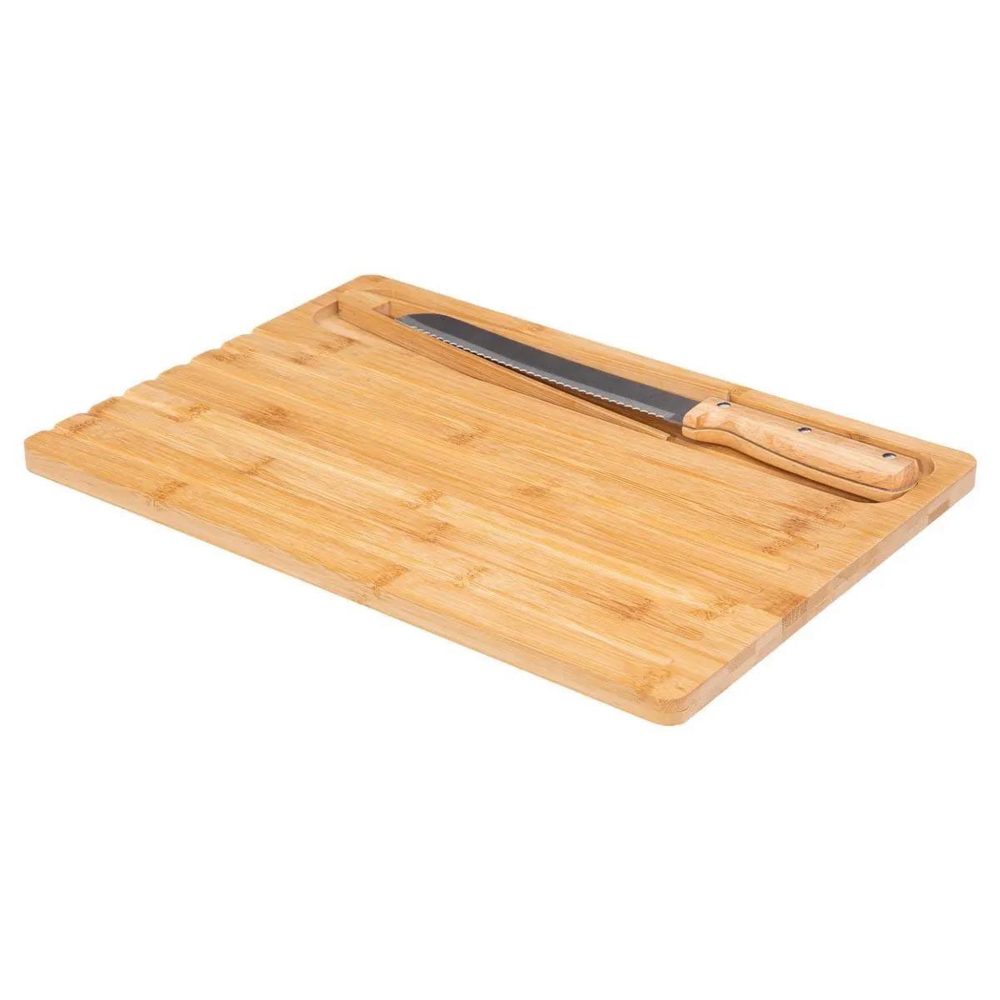 FIVE Planche à découper pain bambou 40cm naturel