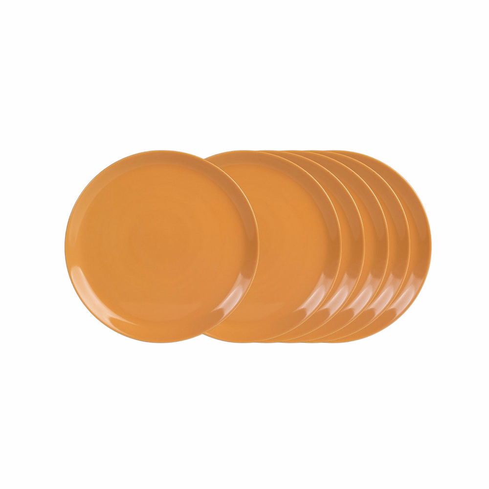 Vaisselle – Assiette dessert Itit safran 20 cm (lot de 6)