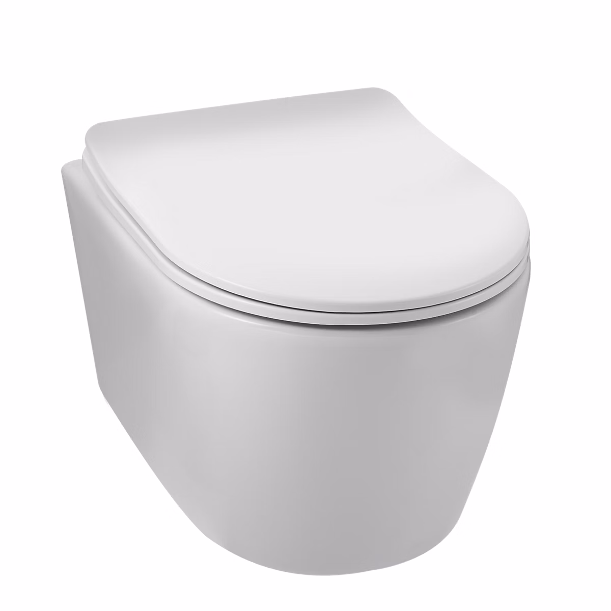 Balneo WC suspendu – sans bride bau, abattant softclose, ceramique, blanc, luxa