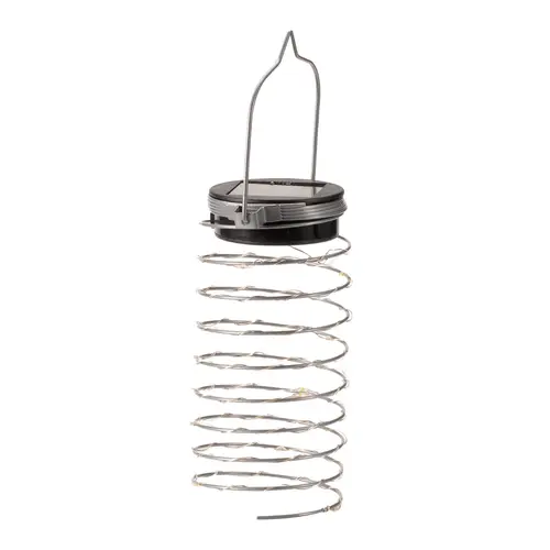 Simple pour le jardin:Lanterne solaire Spiralight Spring - Ø 8,5 x H 15,5 cm