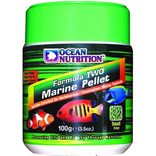 Moderne au jardin：Granulés Formula Two Mini pour poissons - 100g