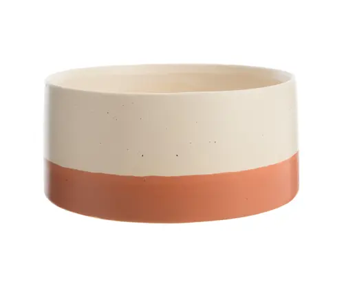 Pour tous vos besoins extérieurs:Coupe Cactus coloris beige en céramique - 16,5 x 16,5 cm x 7 cm