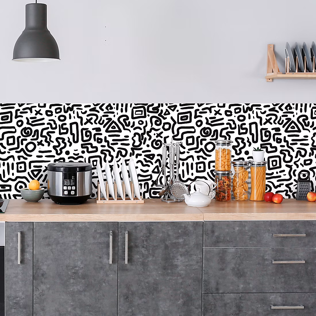 Crédence adhésive déco design 60 × 100 cm