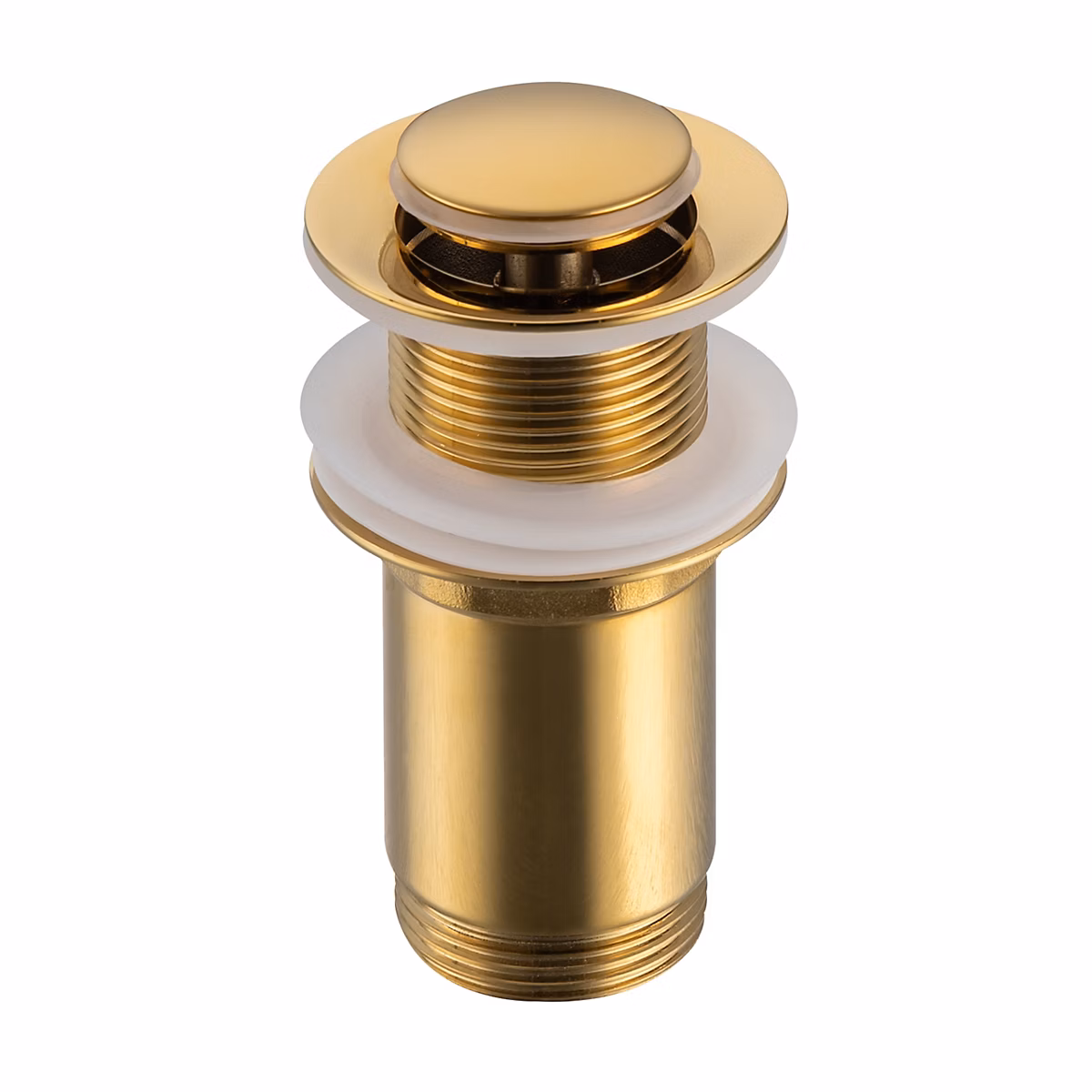 Balneo Bonde clic-clac sans trop-plein – pour lavabo, finition gold, laiton