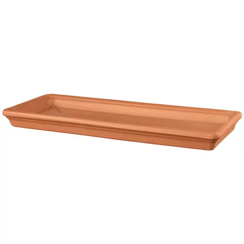 Esprit végétal：Soucoupe pour jardinière en terre cuite rouge Deroma Plateia - 51 cm
