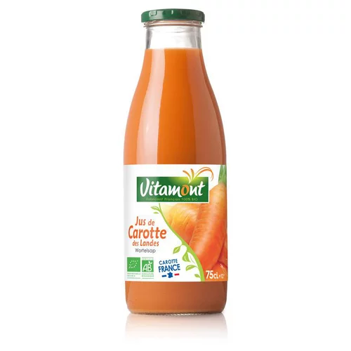 Pour vos projets extérieurs:Jus de carotte 75 cl