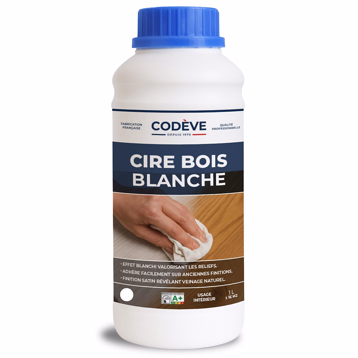 Cire Bois Blanche – 1 L, Codeve Bois