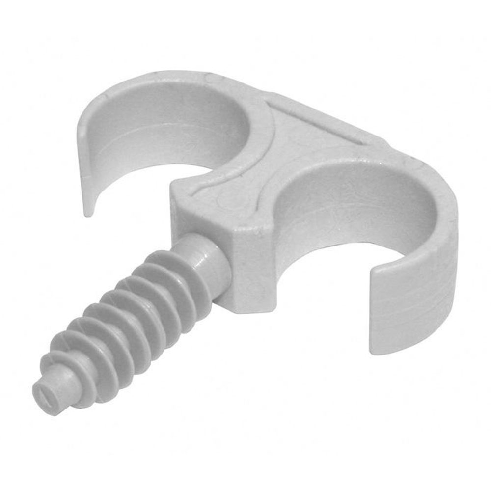 CENTRALE BRICO Lot de 10 colliers doubles à compression pvc hta D.20 pour tube en per