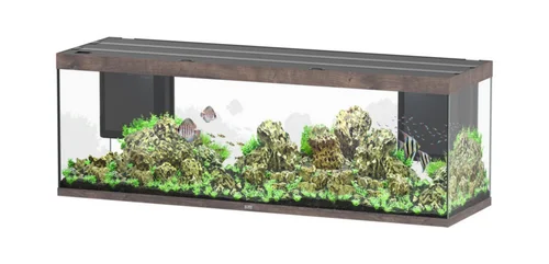 Pour votre espace:Aquarium coloris chêne foncé Aquatlantis Sublime Ultra LED 2.0 675 L - 200 x 60 x 75 cm