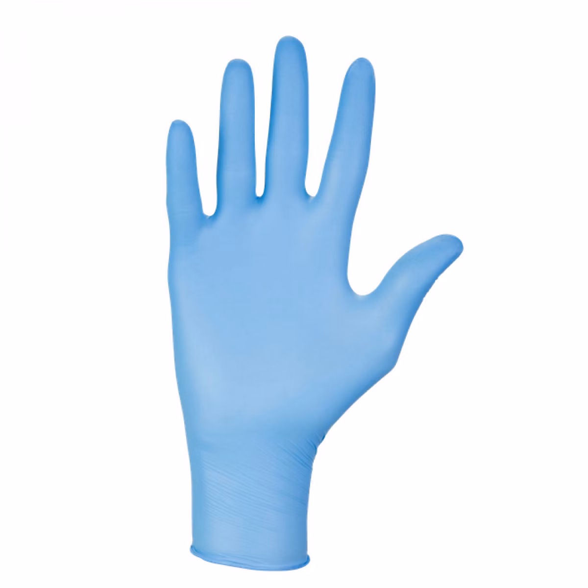 Boite de 100 gants en nitrile jetables – non poudrés, Taille S, Bleu, Vivezen