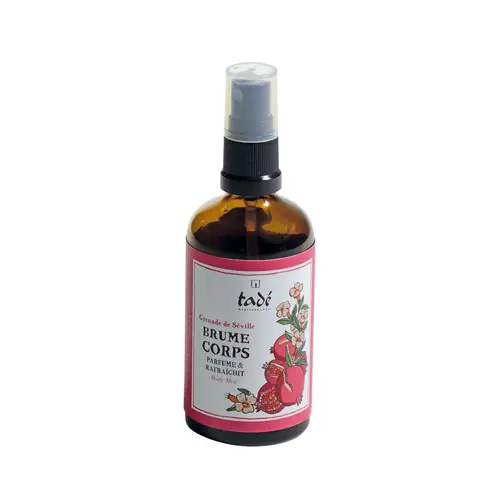 Pratique au jardin：Brume corps parfum grenade de Séville Tadé Méditerranée - 100 ml