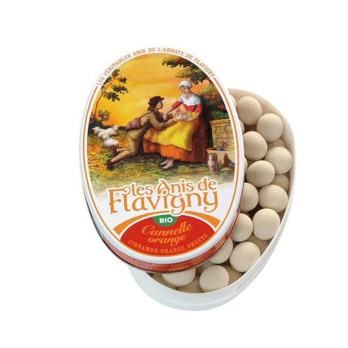 Jardin adapté:Anis de Flavigny cannelle orange bio Abbaye de Flavigny - 50 g